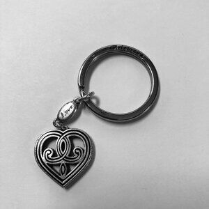Brighton Heart Shaped Love Keychain With Celtic Knot Design